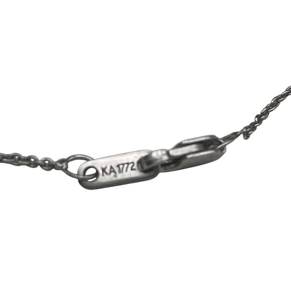 Sterling Silver 925 Dragonfly Pendant Necklace Abalone Shell 18" Chain 4.67g - Picture 10 of 12